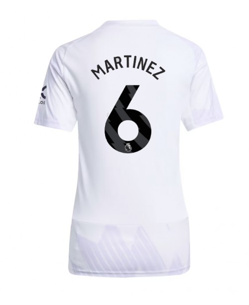 Günstige Manchester United Lisandro Martinez #6 Auswärtstrikot Damen 2025-26 Kurzarm Günstige Manchester United Lisandro Martinez #6 Auswärtstrikot Damen 2025-26 Kurzarm